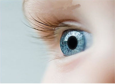 Infrarot-Kontaktlinsen für Blue Eyes